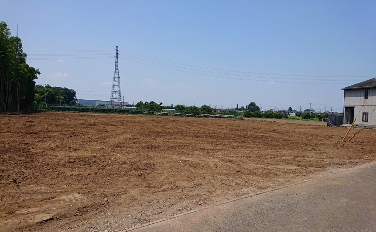 杉戸町宮前 売地の現地写真