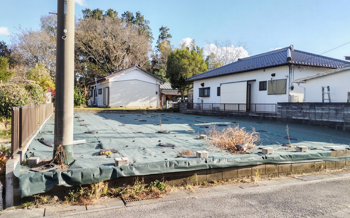 幸手市戸島 売地の現地写真